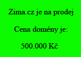 zvyrazneni inzerce